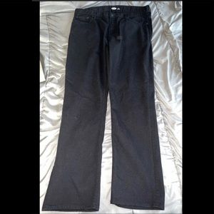Used Mens Old Navy Slim Fit Never Fade Black Pants